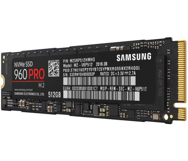 Samsung 512GB 1,8'' Seria 960 Pro M.2 2280 NVMe - 345076 - zdjęcie 2